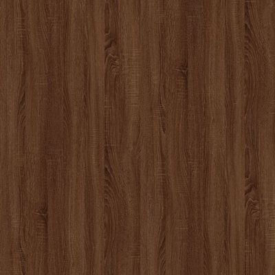 vidaXL Šoninė spintelė, ruda ąžuolo, 100x30x59,5cm, apdirbta mediena