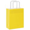 vidaXL Popieriniai mai&scaron;eliai 50vnt. su rankenomis, geltonos 15x8x21 cm