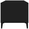 vidaXL Kavos staliukas, juodos spalvos, 90x49x45cm, apdirbta mediena