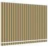 vidaXL Markizės pakaitinis audinys Žalia ir geltona 430 x 345 cm