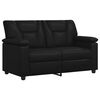 vidaXL Sofa Juoda 151 x 85 x 93 cm Dirbtinė oda
