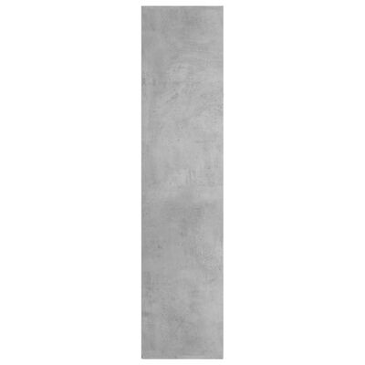 vidaXL Knygų/šoninė spintelė, betono pilkos spalvos, 66x30x130cm, MDP