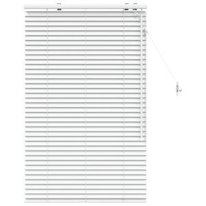 vidaXL Venecijos žaliuzės Balta 70 x 130 cm 35 mm