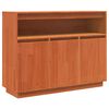 vidaXL Kabalas Va&scaron;ko ruda 104,5 x 34 x 80 cm Kietos pu&scaron;ies mediena