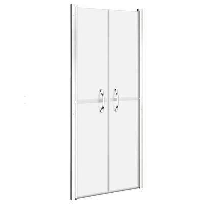 vidaXL Dušo durys, matinės, 76x190cm, ESG