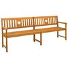 vidaXL Lauko suolas 4 -vietis 220 x 56 x 90 cm Kietos akacijos mediena
