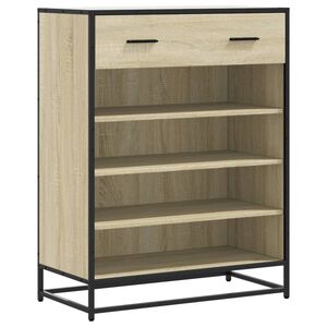 vidaXL Spintelė batams, ąžuolo, 75x38x97,5cm, mediena ir metalas