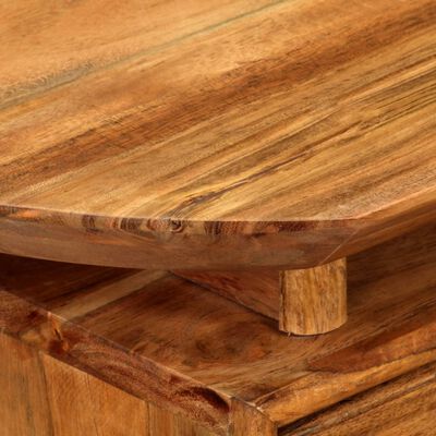 vidaXL Naktinis staliukas, 45x35x45cm, akacijos medienos masyvas