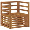 vidaXL Lauko sofos komplektas Natūrali 67 x 63 x 73 cm