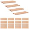 vidaXL Laiptų pakopos 20 vnt. 70 x 25 x 2 cm Natūrali