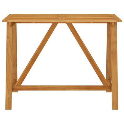 vidaXL Sodo baro stalas, 140x70x104cm, akacijos medienos masyvas