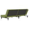 vidaXL Dvivietė sofa-lova, &scaron;viesiai žalios spalvos, aksomas