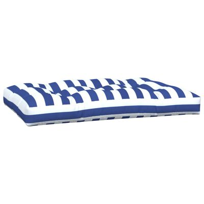 vidaXL Palečių pagalvėlės, 5vnt., mėlynos/baltos, audinys, dryžuotos