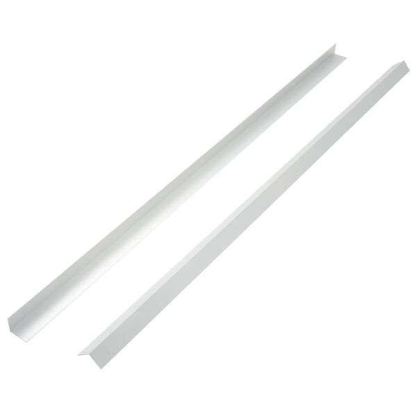 vidaXL Kampiniai grin. dang. apvadai, 5vnt., sidab. sp., 170cm, alium.