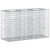 vidaXL Gabioninė pakelta lova 130 x 50 x 80 cm Galvanizuotas plienas
