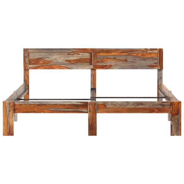 vidaXL Lovos rėmas be čiužinio, 140x200cm, medienos masyvas