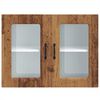 vidaXL Virtuvės spintelė su stiklinėmis durimis, Kalmar, medienos