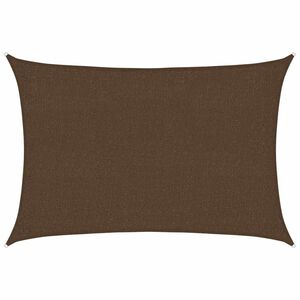 vidaXL Uždanga nuo saulės, rudos spalvos, 2x2,5m, HDPE, 160g/m&sup2;
