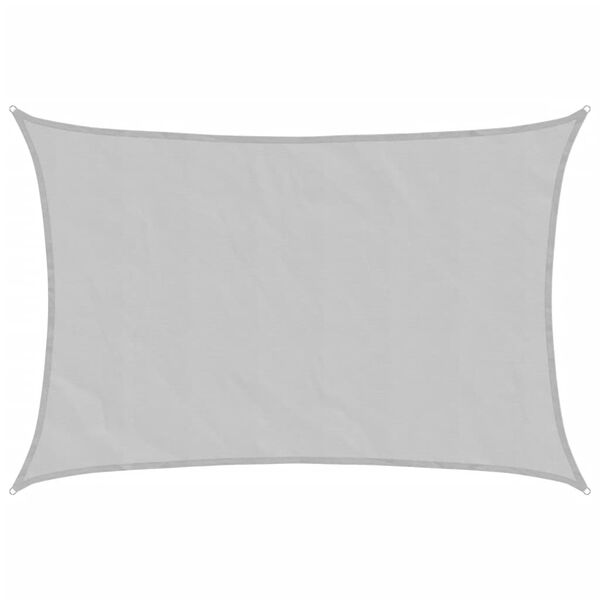 vidaXL Burė nuo saulės, pilka, 5x3,5m, 100% oksfordo poliesteris