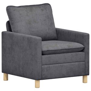 vidaXL Sofa Tamsiai pilka 76 x 81 x 87,5 cm Poliesteris