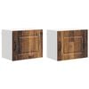 vidaXL Indaplovės plok&scaron;tė Kalmar 2 pcs Senas medis 50 x 31 x 40 cm