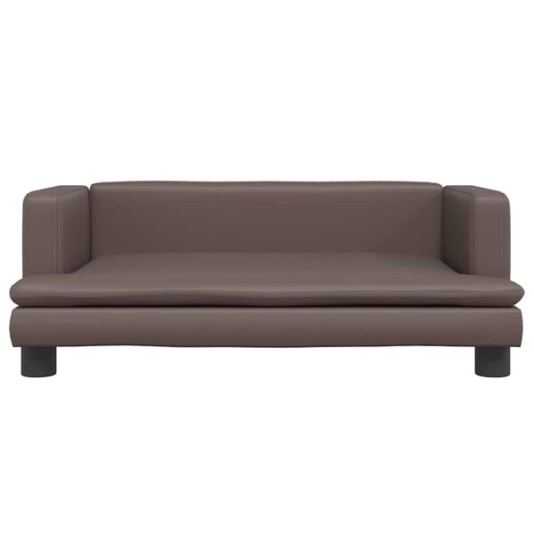 vidaXL Lova &scaron;unims, rudos spalvos, 80x45x30cm, dirbtinė oda