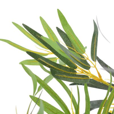 vidaXL Dirbtinis augalas-bambukas su vazonu, žalios spalvos, 160cm