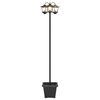 vidaXL 3-Head Lamp Post with Planter Juoda 32 x 32 x 188 cm