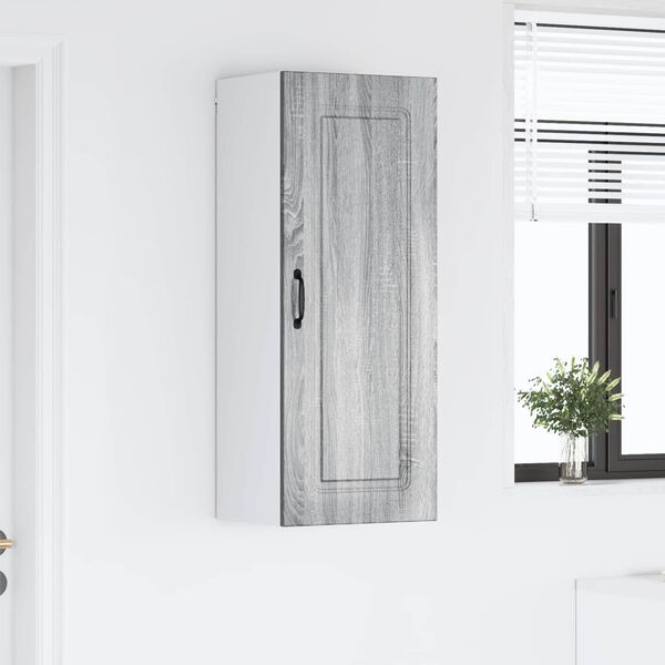 vidaXL Virtuvės spintelė Kalmar Pilkas Sonoma 40 x 31 x 100 cm