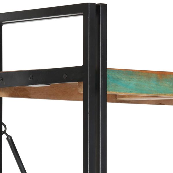 vidaXL Knygų lentyna, 5 aukštų, 140x30x180cm, medienos masyvas