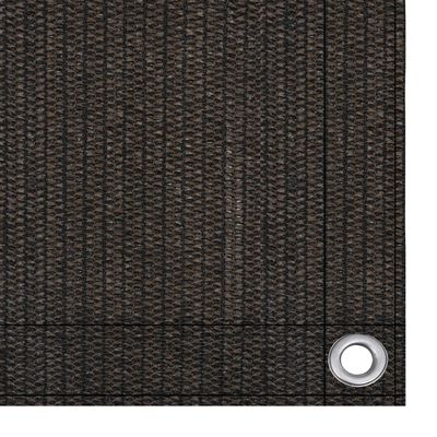 vidaXL Palapinės kilimėlis, rudos spalvos, 400x500cm