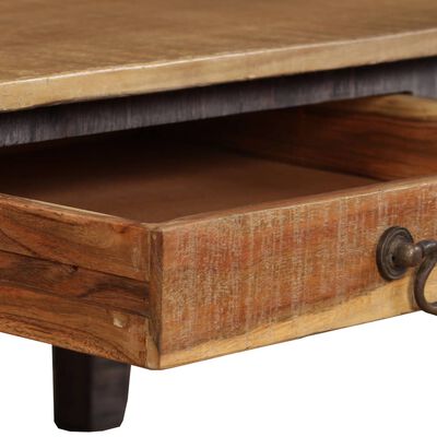 vidaXL Kavos staliukas, medienos masyvas, vintažinis st., 118x60x40cm