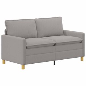 vidaXL Sofa &Scaron;viesiai pilka 156 x 81 x 87,5 cm Audinys