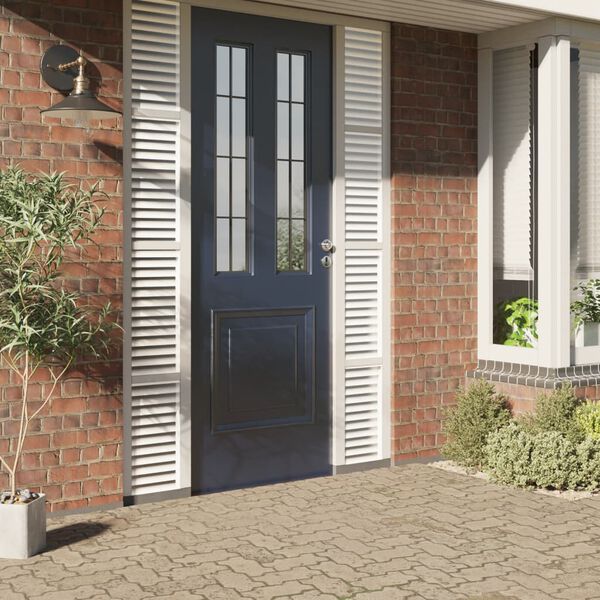 vidaXL Langų plėvelė, 90x500cm, PVC, matinė, dryžuotas ra&scaron;tas