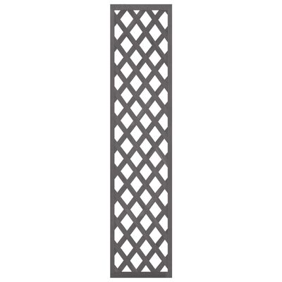 vidaXL Treliažo sienelė, pilkos spalvos, 40x170cm, WPC