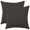 vidaXL Pagalvėlės užvalkalas 2 pcs HEERLEN Tamsiai pilka 35 x 35 cm