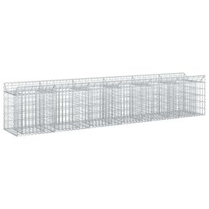 vidaXL Gabioninė pakelta lova 2 vnt. 300 x 50 x 60 cm