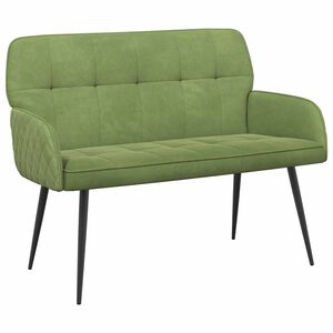 vidaXL Dvivietė sofa su metalinėmis kojelėmis 2 vietos &Scaron;viesiai žalia