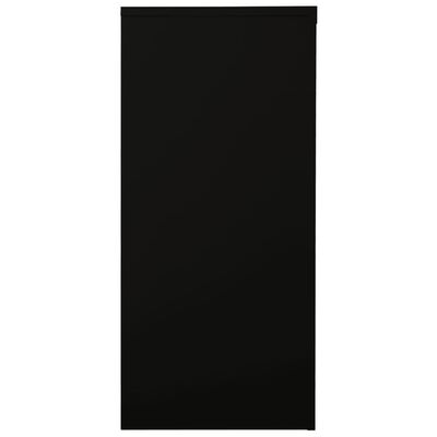 vidaXL Spintelė su stumdomomis durelėmis, juoda, 90x40x90cm, plienas