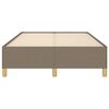 vidaXL Lovos rėmas be čiužinio, taupe spalvos, 120x200cm, audinys