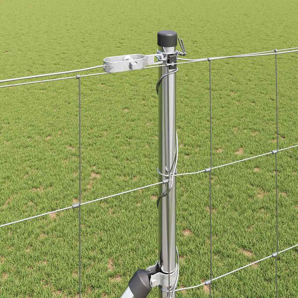 vidaXL Tvorelės stulpas Cinkuotas 25 x 1,5 m Plienas