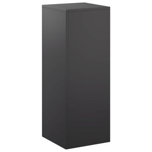 vidaXL Augalų stovas Juoda 30 x 30 x 80 cm Plienas