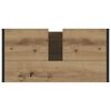 vidaXL Vonios spintelė su saugykla Meistrų ąžuolas 60 x 30 x 60 cm