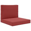 vidaXL Lauko sofa pagalvėlė Poliesteris Vyno raudonumo 60 x 60 x 8 cm
