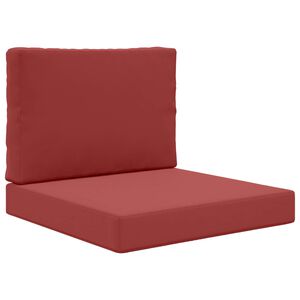 vidaXL Lauko sofa pagalvėlė Poliesteris Vyno raudonumo 60 x 60 cm