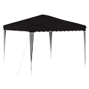 vidaXL Pop-up &scaron;ventinis palapinė Juoda 288 x 288 x 245 cm