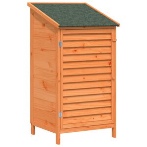 vidaXL Sodo Sandėlys Ruda 59,5 x 56 x 113,5 cm Kietasis pu&scaron;inis medis