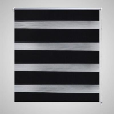 Zebra Žaliuzė, Roletas 50 x 100 cm, Juodas