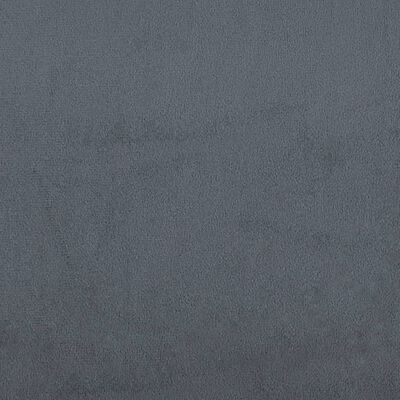 vidaXL Krėslas, tamsiai pilkos spalvos, 63x76x80cm, aksomas