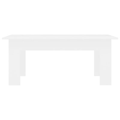 vidaXL Kavos staliukas, baltos spalvos, 100x60x42cm, MDP